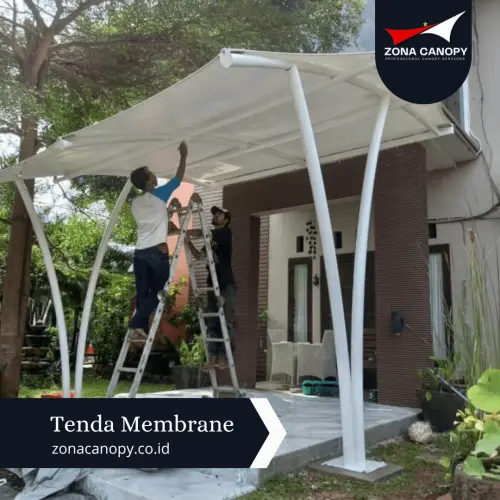 Canoppy Membrane Teras Rumah bekasi